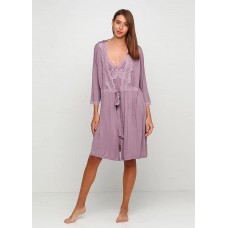 Комплект (нічна сорочка, халат) Cotpark  2XL,3XL,4XL  16073